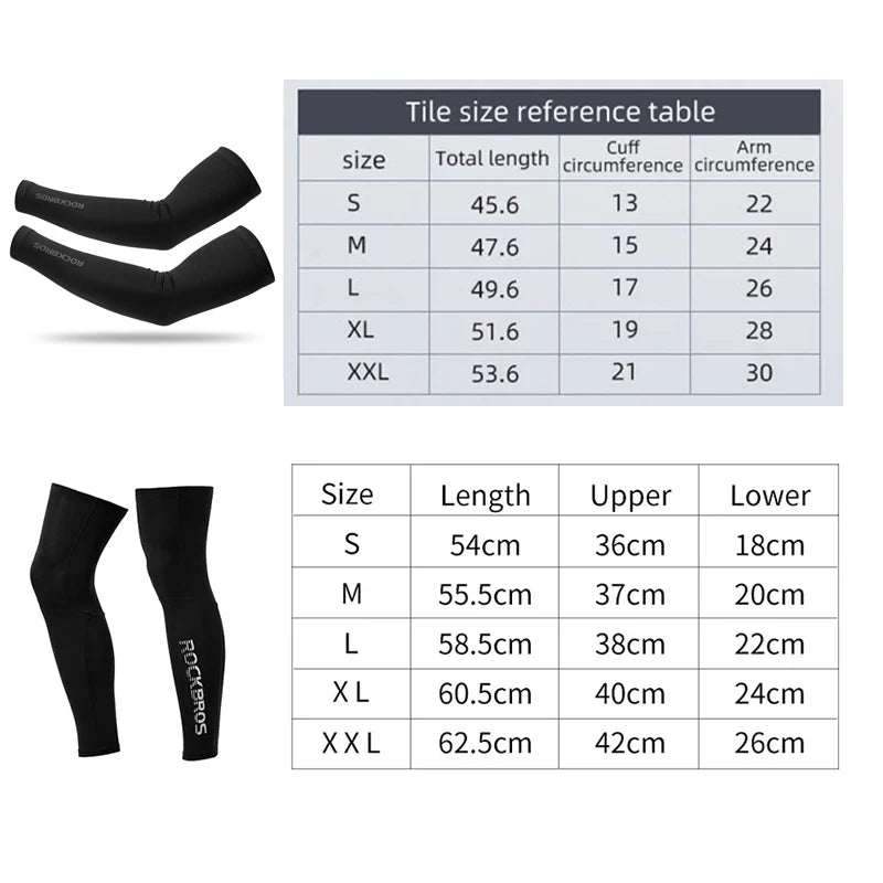 IceGuard | ROCKBROS Ice Silk Lycra Beenwarmers